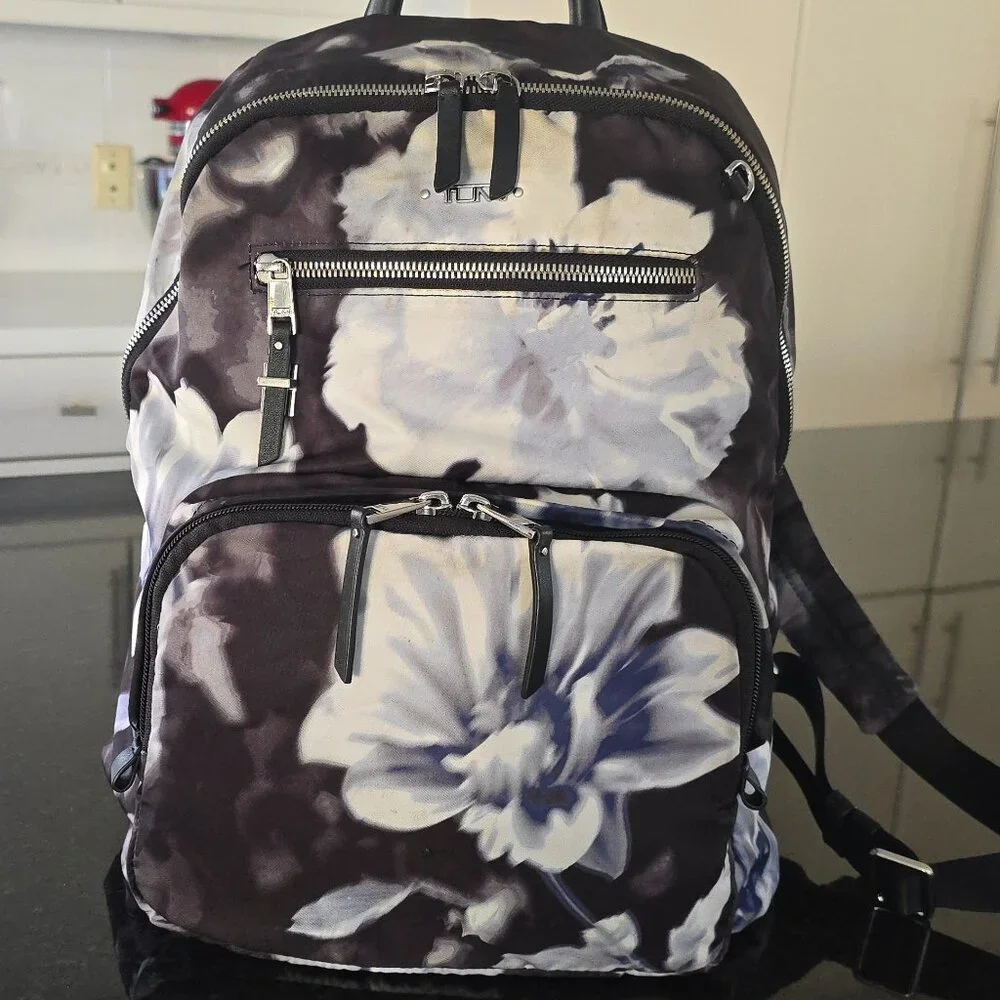 Tumi Voyageur Hagen Nylon Backpack in African Floral Print